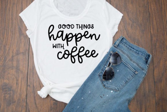 Coffee Quote SVG Design for Crafts and Graphics
