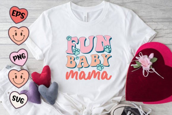 Fun Baby Mama Dog Quote SVG PNG Review