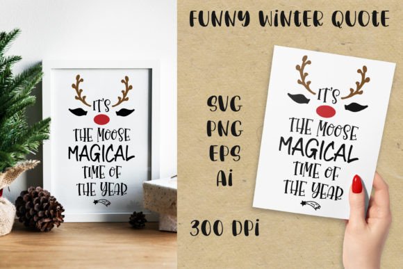 Funny Christmas Quote SVG, PNG, EPS for Crafts and Graphics