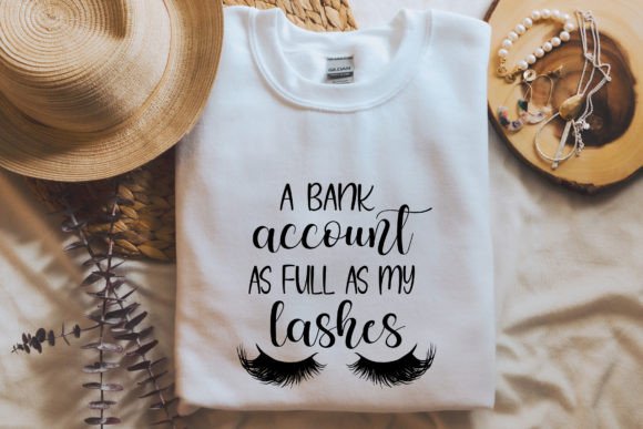 Funny Lashes Quote SVG for Crafts and Graphics