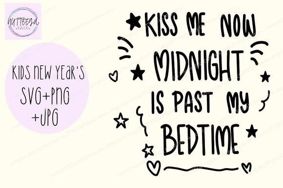 Kids New Year’s Svg Graphics for Crafts and Digital Products