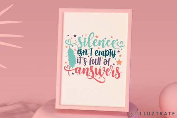 Mediation Quote SVG Cut File for Crafts and Graphics