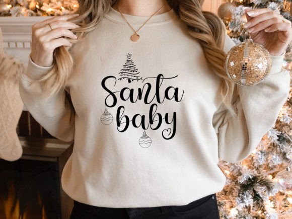 Santa Baby Quote SVG for Crafts and Graphics